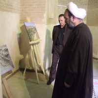 گزارش تصویری بازدید مدیرکل فرهنگ و ارشاد اسلامی استان قم از نمایشگاه قاب قم