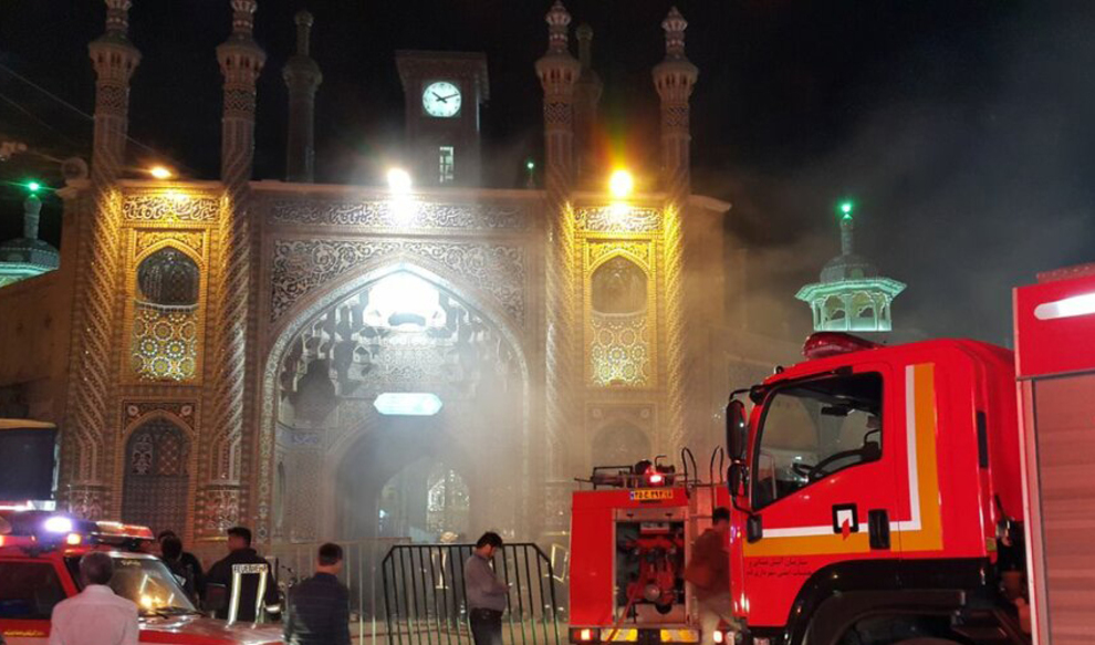 آتش‌ آسیبی به مجموعه تاریخی حرم حضرت معصومه وارد نکرده است
