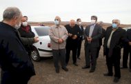 بازدید استاندار قم از فرودگاه و منطقه نمونه گردشگری طرلاب