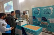 برپایی نمایشگاه صنایع‌دستی در ایستگاه راه‌آهن قم