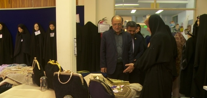 افتتاح نمایشگاه صنایع‌دستی تبلور عفاف فاطمی در قم