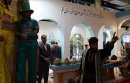 پرده‌خوانی و نقالی هنرمند قمی در نمایشگاه بین‌المللی گردشگری تهران