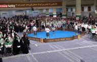 حرکات ورزش باستانی در حسینیه امام خمینی (ره)