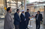 بازدید استاندار قم از یک هتل در حال ساخت