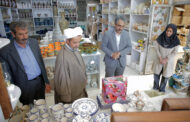 گزارش تصویری: تجلیل از قدیمی‌ترین بانوی سفالگر قمی به مناسبت دهه کرامت