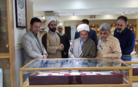 گزارش تصویری: بازدید سرپرست میراث فرهنگی قم از مرکز اسناد حوزه و روحانیت